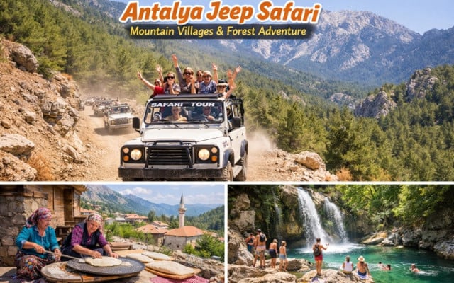 Antalya Jeep Safari – Mountain Villages & Forest Adventure