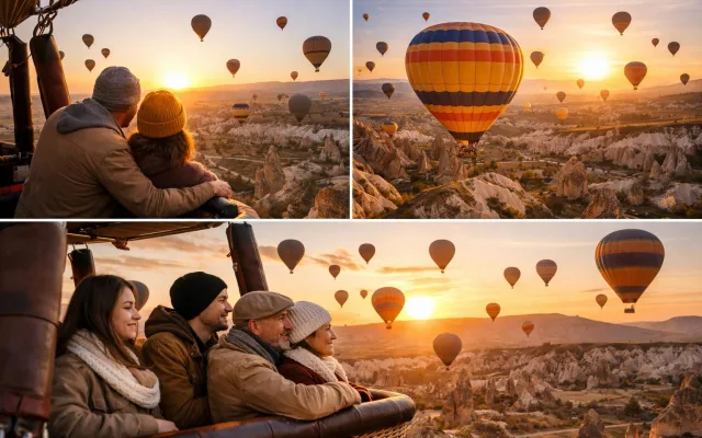 Heißluftballonfahrt in Kappadokien bei Sonnenaufgang erleben
