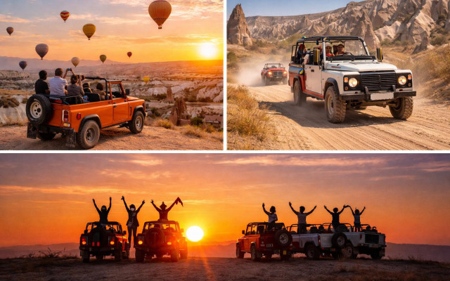 Cappadocia Jeep Safari Tour with Sunset & Photo Stops
