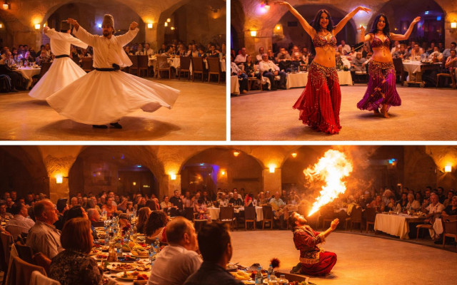 Cappadocia Traditional Turkish Night Show with Dinner