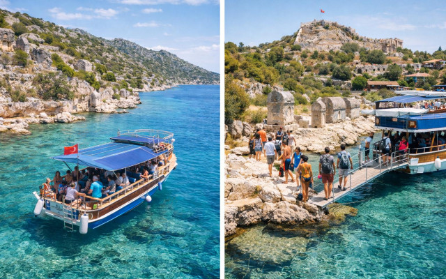 Erkunden Sie die versunkene Stadt Kekova bei einer Bootstour