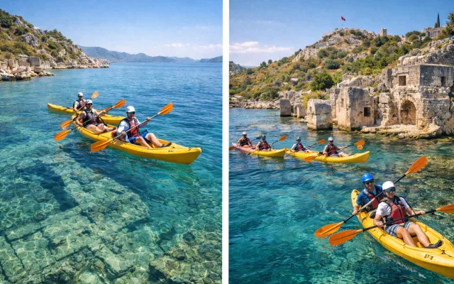 Kajakarstwo w Kas: Zatopione Miasto Kekova i Ruiny Simena