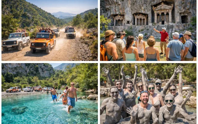 Abenteuer in Fethiye: Jeep Safari, Wasserfälle und Canyon