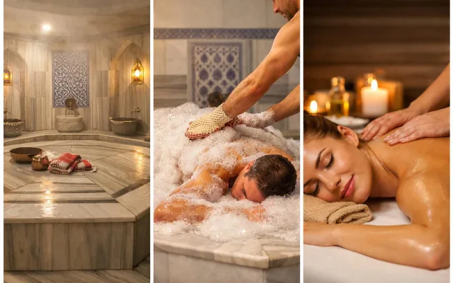 Traditional Turkish Bath in Didim with Massage Options