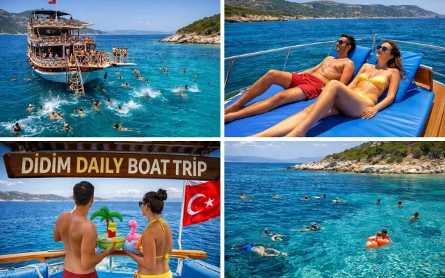 Didim Daily Boat Trip: Swim, Sunbathe, and Enjoy the Aegean