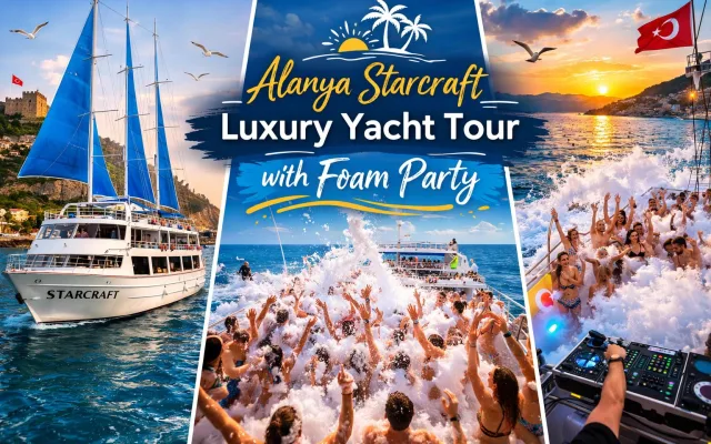 Alanya Starcraft Luxury Yacht Tour with Foam Party — 1/23