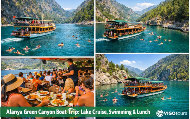 Green Canyon Bootstour ab Alanya: Seecruise & Mittagessen