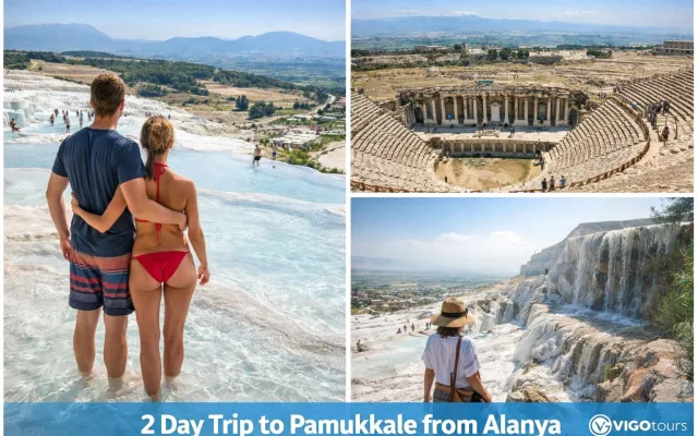2 Day trip to Pamukkale from Alanya