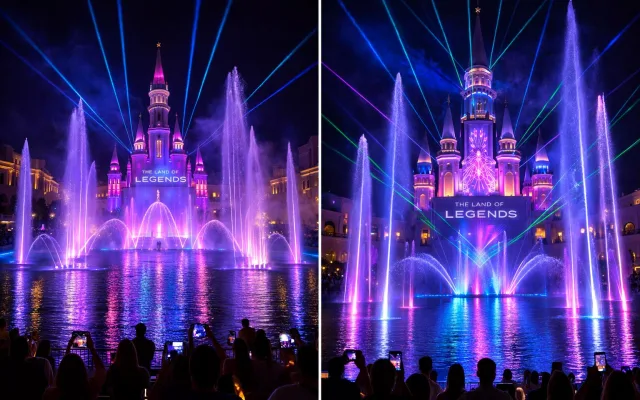 Land of Legends Night Show Tour from Alanya with Transfer