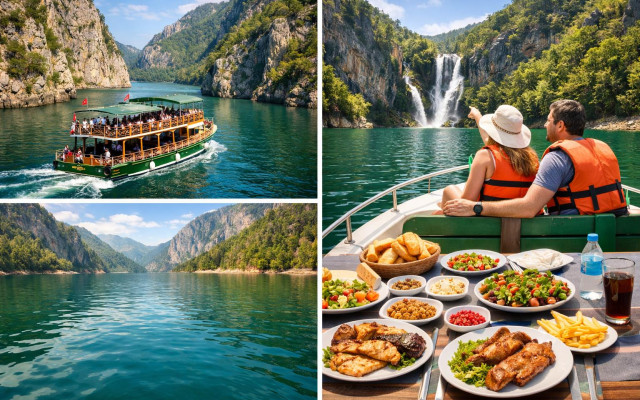 Green Canyon Bootstour ab Belek: Seecruise & Mittagessen