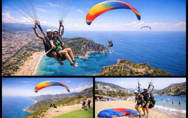 Полет на параплане в Алании с трансфером из Антальи