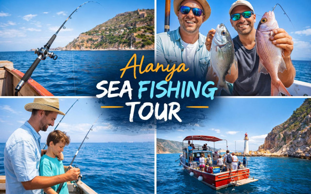 Hochseeangeln in Alanya — Angeltour mit Boot