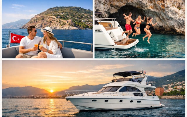 Prywatny czarter jachtu Alanya | Codzienny rejs prywatny