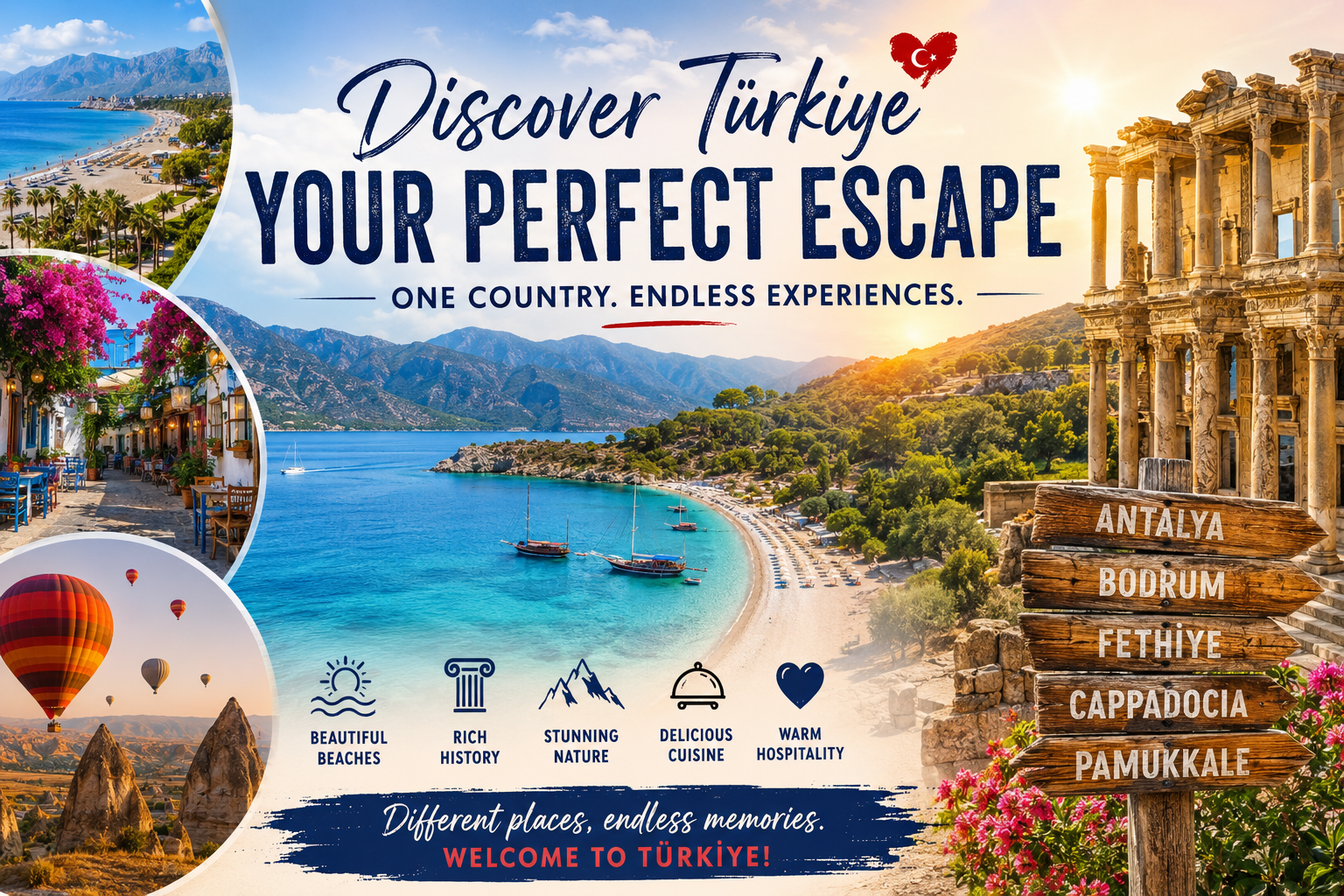 Türkiye’de Tatil Yapılacak En Güzel Yerler ve Özellikleri Rehberi